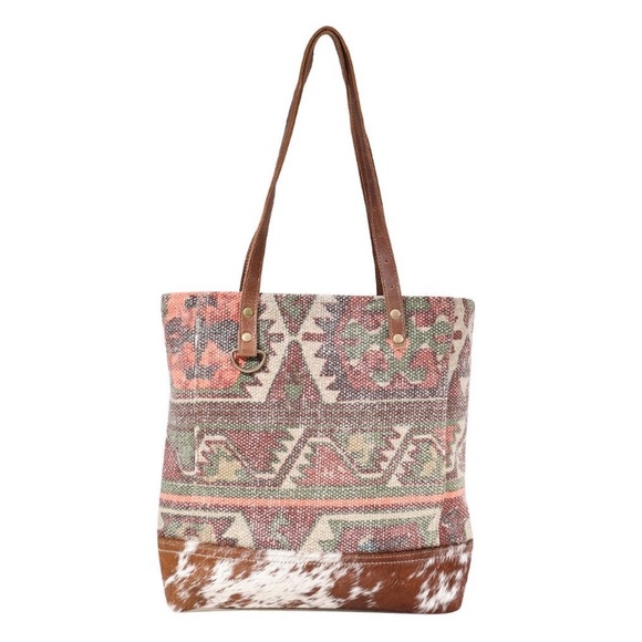 NWT Timeless Up-Cycled Tote HandBag - Picture 5 of 8